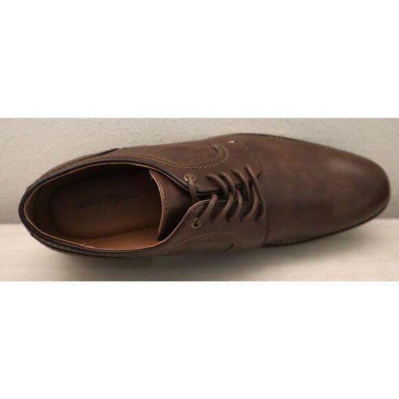 Tommy Hilfiger Men's Sz 10.5M Light Brown PU Leather Benty Oxfords - Picture 9 of 16